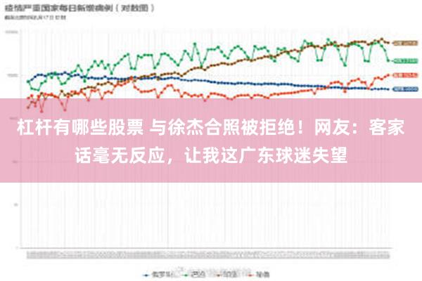 杠杆有哪些股票 与徐杰合照被拒绝！网友：客家话毫无反应，让我这广东球迷失望