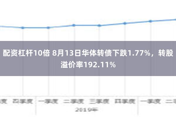 配资杠杆10倍 8月13日华体转债下跌1.77%，转股溢价率192.11%