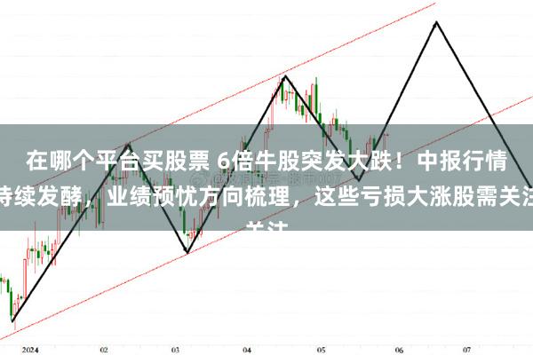 在哪个平台买股票 6倍牛股突发大跌！中报行情持续发酵，业绩预忧方向梳理，这些亏损大涨股需关注