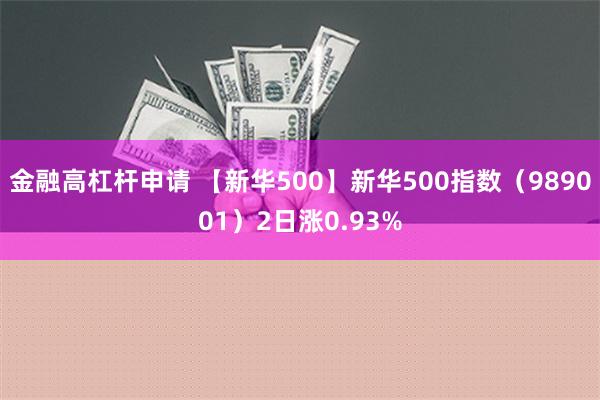 金融高杠杆申请 【新华500】新华500指数（989001）2日涨0.93%