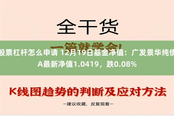 股票杠杆怎么申请 12月19日基金净值：广发景华纯债A最新净值1.0419，跌0.08%